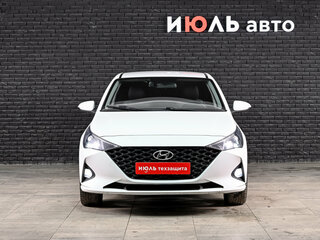 2021 Hyundai Solaris II Рестайлинг, серый, 1420000 рублей, вид 2