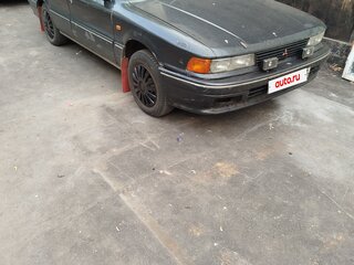 1991 Mitsubishi Galant VI, чёрный, 205000 рублей, вид 1