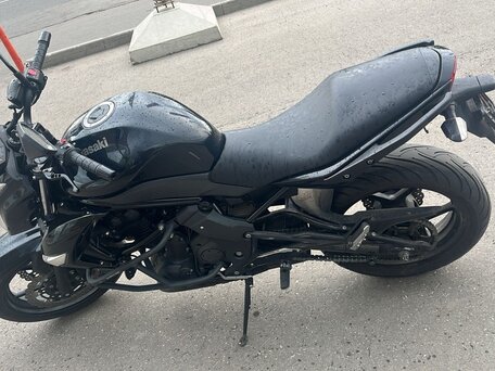 2010 Kawasaki ER-6F (Ninja 650R), чёрный, 500000 рублей, вид 2