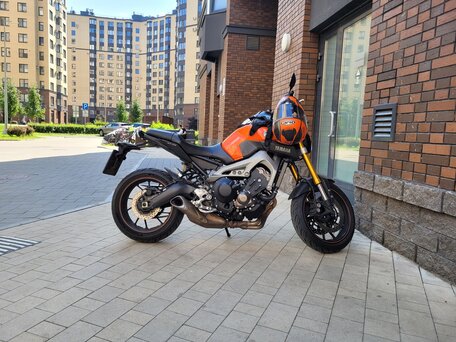 2014 Yamaha MT-09 (FZ-09), оранжевый, 699000 рублей, вид 1
