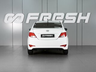 2014 Hyundai Solaris I Рестайлинг, белый, 779000 рублей, вид 4