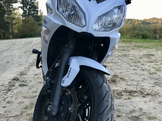 2013 Kawasaki ER-6F (Ninja 650R), белый, 550000 рублей, вид 4