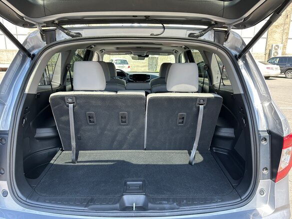 2022 Honda Pilot 9AT III Рестайлинг, серебристый, 3250000 рублей - вид 26