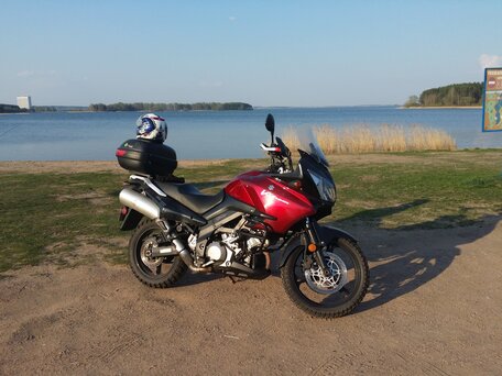 2006 Suzuki V-Strom 1000, пурпурный, 390000 рублей, вид 1