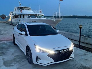 2019 Hyundai Avante N Line VI Рестайлинг, белый, 2350000 рублей, вид 2