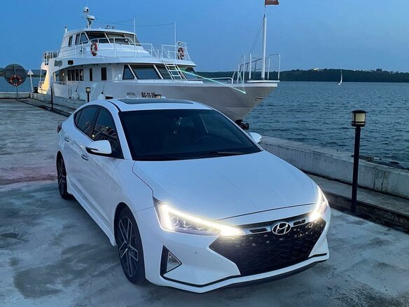 2019 Hyundai Avante N Line VI Рестайлинг, белый, 2350000 рублей - вид 1