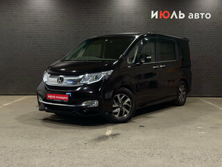 2015 Honda Stepwgn Spada V, чёрный, 1880000 рублей, вид 1