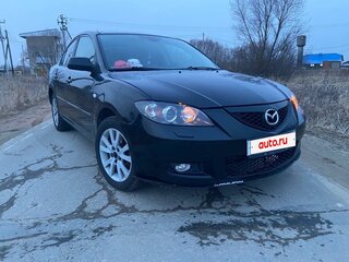 2006 Mazda 3 I (BK) Рестайлинг, чёрный, 520000 рублей, вид 3