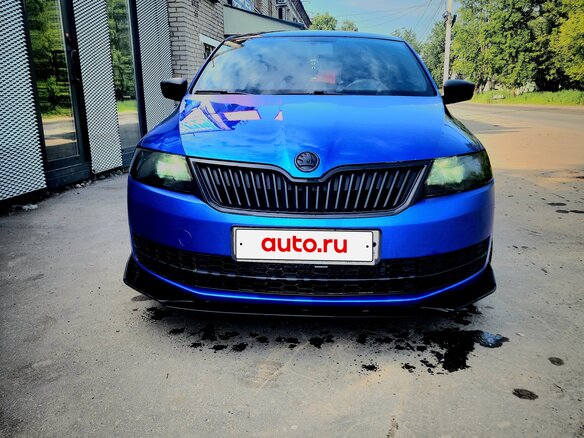 2016 Skoda Rapid I, синий, 1000000 рублей - вид 1