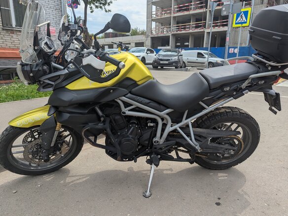 2011 Triumph Tiger 800, зелёный, 420000 рублей - вид 11
