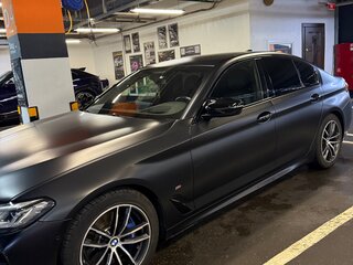 2020 BMW 5 серии 530i xDrive VII (G30/G31/G38) Рестайлинг, чёрный, 4200000 рублей, вид 5