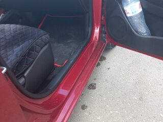 2014 Kia Rio 6-speed III, красный, 950000 рублей, вид 4