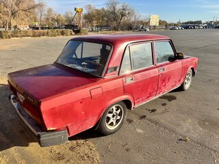 2007 Lada (ВАЗ) 2107, пурпурный, 330000 рублей, вид 2