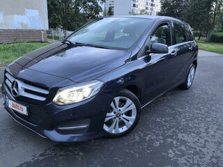 2017 Mercedes-Benz B-Класс 180 II (W246) Рестайлинг, синий, 2050000 рублей, вид 2