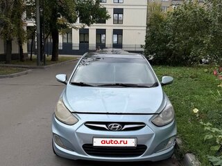 2011 Hyundai Solaris I, голубой, 399999 рублей, вид 2