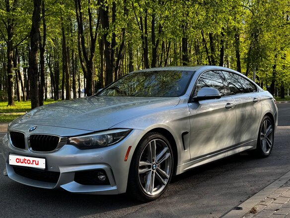2017 BMW 4 серии Gran Coupe 430i F32/F33/F36 Рестайлинг, серебристый, 1950000 рублей