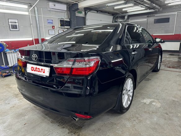 2015 Toyota Camry VII (XV50) Рестайлинг, чёрный - вид 14