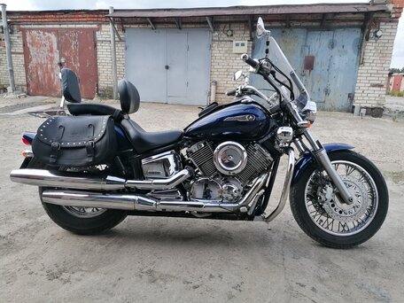 2008 Yamaha XVS1100, синий, 570000 рублей, вид 4