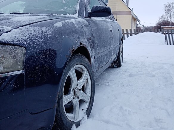 1998 Audi A6 II (C5), синий, 350000 рублей - вид 2