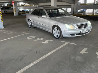2003 Mercedes-Benz S-Класс 350 Long IV (W220) Рестайлинг, серебристый, 1350000 рублей, вид 5