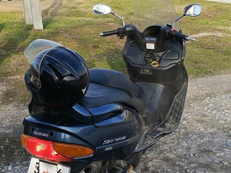1999 Suzuki Burgman (SkyWave) 400, серый, 225000 рублей, вид 2