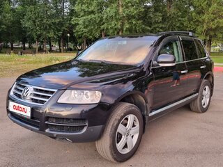 2004 Volkswagen Touareg I, чёрный, 850000 рублей, вид 1