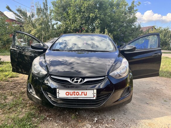 2012 Hyundai Elantra V (MD), чёрный, 1100000 рублей