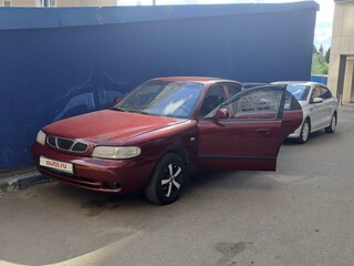 1998 Daewoo Nubira I, красный, 350000 рублей, вид 1