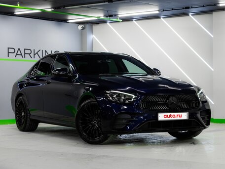 2020 Mercedes-Benz E-Класс 220 d V (W213, S213, C238) Рестайлинг, синий, 3650000 рублей, вид 3