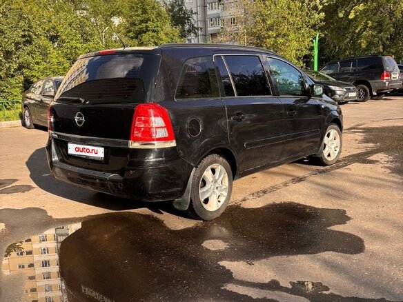 2012 Opel Zafira B Рестайлинг, чёрный, 729000 рублей - вид 3