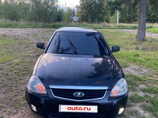 2011 Lada (ВАЗ) Priora I, чёрный, 175000 рублей, вид 1