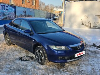 2006 Mazda 6 I (GG) Рестайлинг, синий, 650000 рублей, вид 2