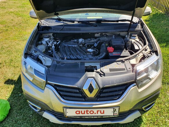 2020 Renault Logan Stepway II Рестайлинг, бежевый, 900000 рублей - вид 8