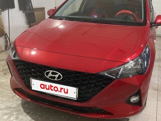 2021 Hyundai Solaris II Рестайлинг, красный, 2100000 рублей, вид 2
