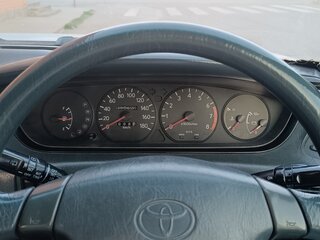 1996 Toyota Corolla VII (E100), серебристый, 350000 рублей, вид 5