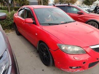 2007 Mazda 3 I (BK) Рестайлинг, красный, 450000 рублей, вид 1