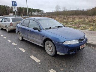 1996 Mitsubishi Carisma I, синий, 150000 рублей, вид 4
