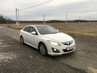 2012 Mazda 6 II (GH) Рестайлинг, белый, 900000 рублей, вид 2