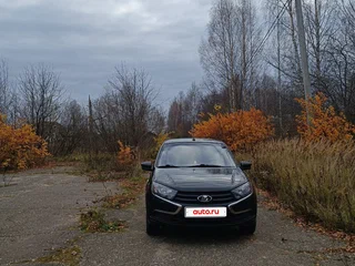 2019 Lada (ВАЗ) Granta I Рестайлинг, чёрный, 410000 рублей, вид 3