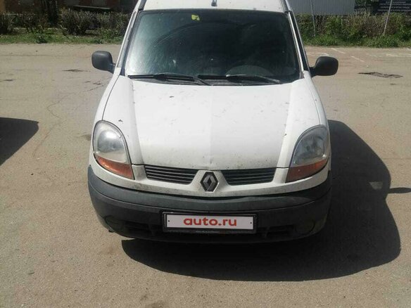 2003 Renault Kangoo I, белый, 215000 рублей