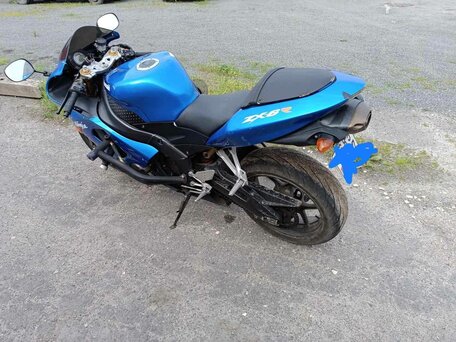 2005 Kawasaki ZX-6 Ninja, синий, 450000 рублей, вид 2
