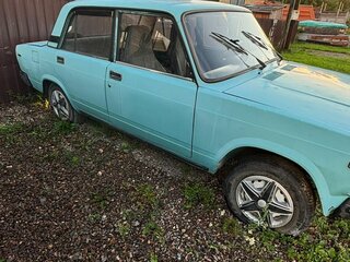 2001 Lada (ВАЗ) 2107, голубой, 95000 рублей, вид 2
