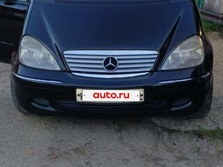 2002 Mercedes-Benz A-Класс 170 Long I (W168) Рестайлинг, чёрный, 385000 рублей, вид 1