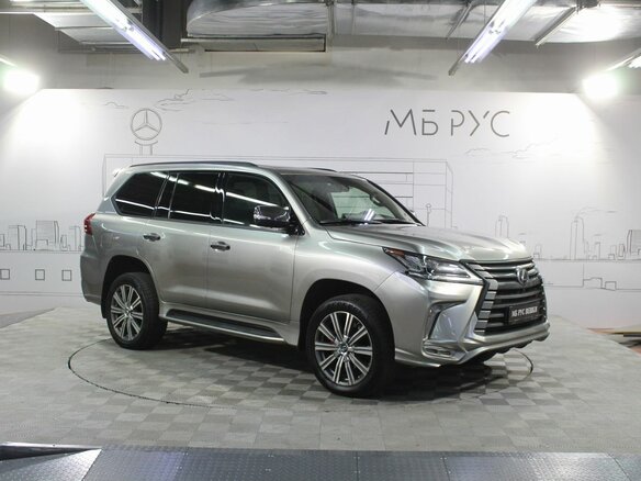 2016 Lexus LX 570 III Рестайлинг 2, серый, 5850000 рублей - вид 5
