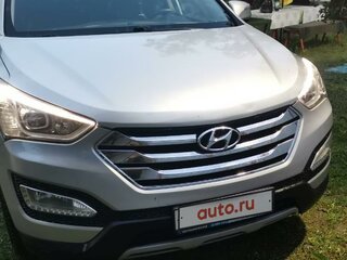 2013 Hyundai Santa Fe III, серебристый, 1600000 рублей, вид 2