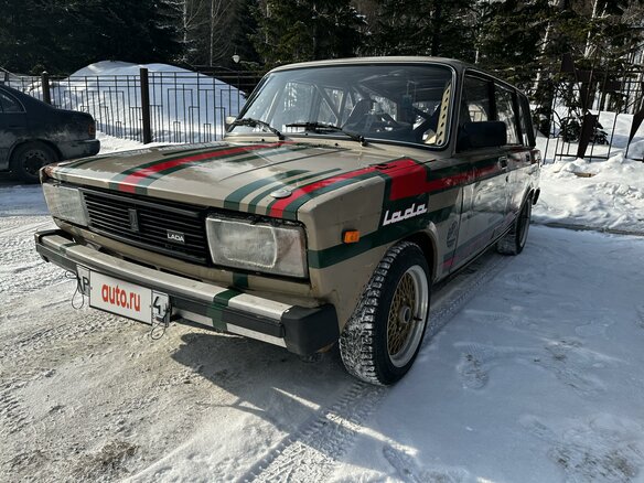 1987 Lada (ВАЗ) 2104, бежевый - вид 3
