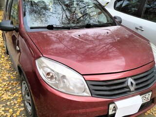 2011 Renault Sandero I, красный, 452000 рублей, вид 5