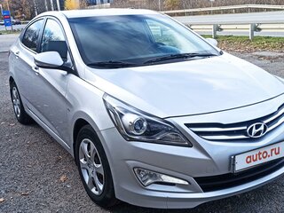 2015 Hyundai Solaris I Рестайлинг, серый, 980000 рублей, вид 3