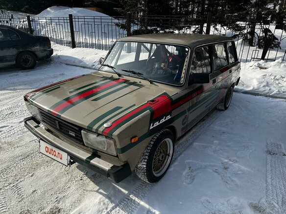 1987 Lada (ВАЗ) 2104, бежевый - вид 2
