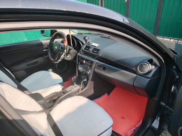 2008 Mazda 3 I (BK) Рестайлинг, чёрный, 650000 рублей - вид 9